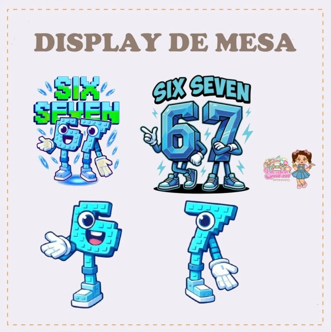 Kit Festa Só Um Bolinho SIX SEVEN - Decoração de Festa