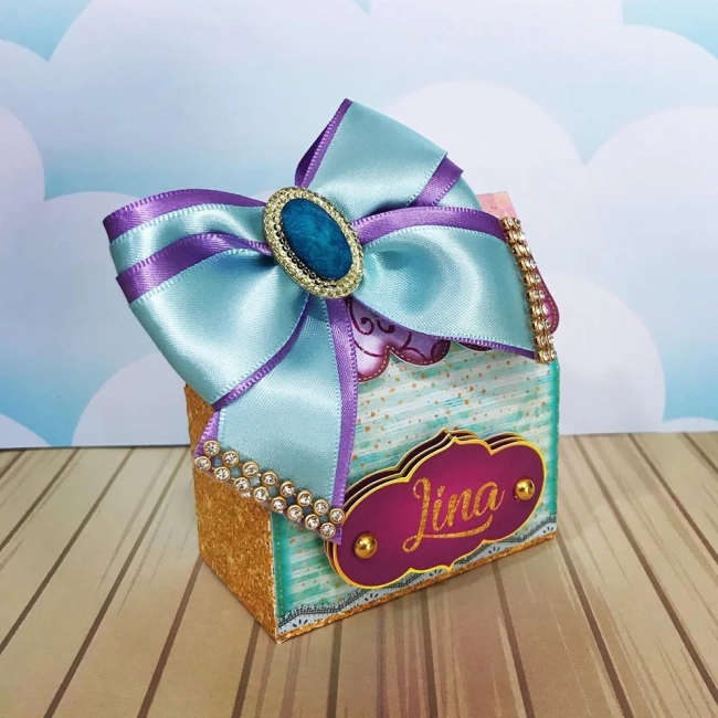 Kit 30 Lembrancinhas Personalizadas Aladim e Jasmine