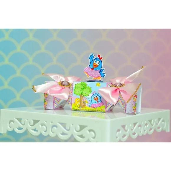 Kit 60 Lembrancinhas Galinha Pintadinha