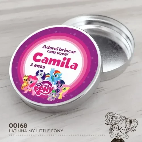 Latinha Adesivada My Little Pony - 00168