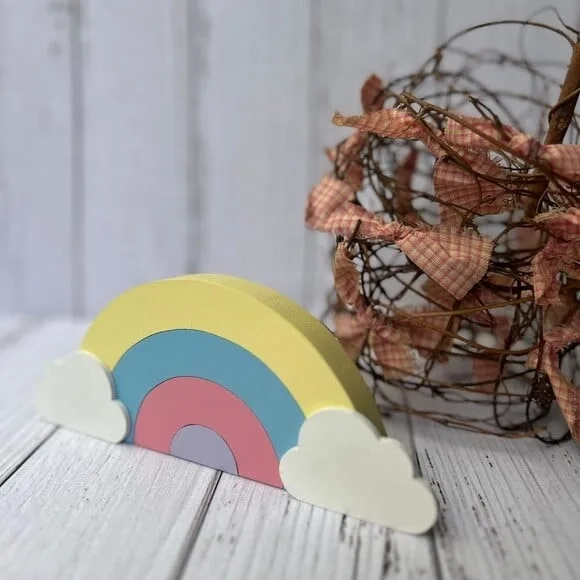 Arco Íris de Mesa Decoração Bebê