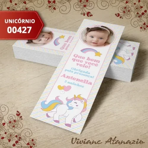 Marcador de Livro Unicórnio - 00427