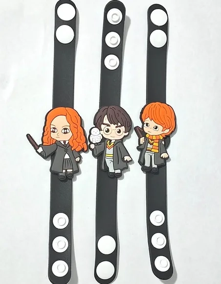 Pulseira Harry Potter Emborrachado 19cm Pacotes com 3 Peças