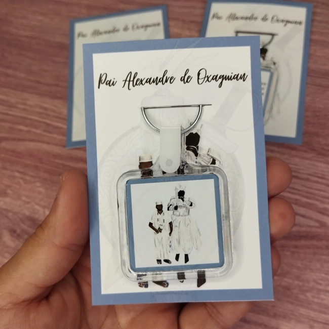 25 Unidades - Chaveiro Personalizado Oxaguian - Oxalufan