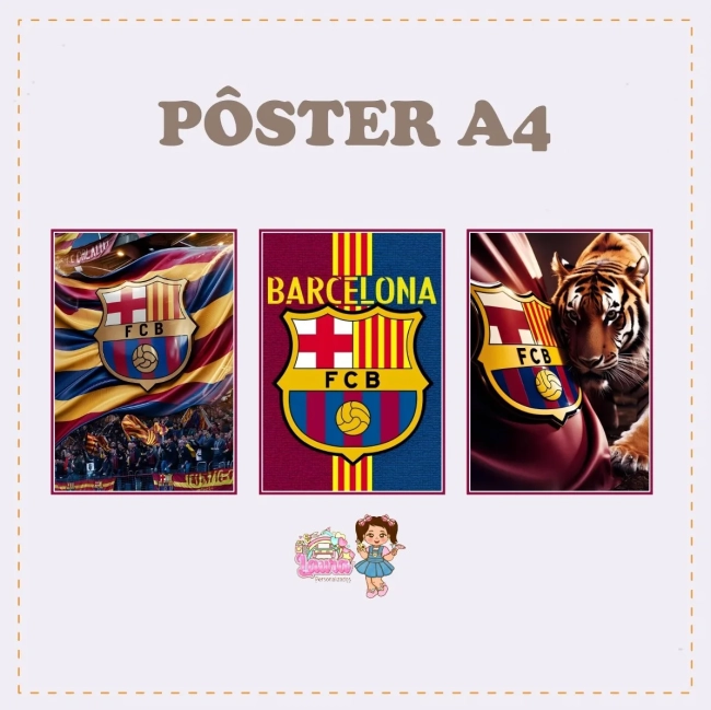 Kit Festa Só Um Bolinho BARCELONA - Decoração de Festa