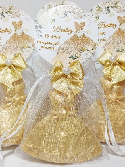 Lembrancinha 15 Anos, Sabonete Vestido de Princesa