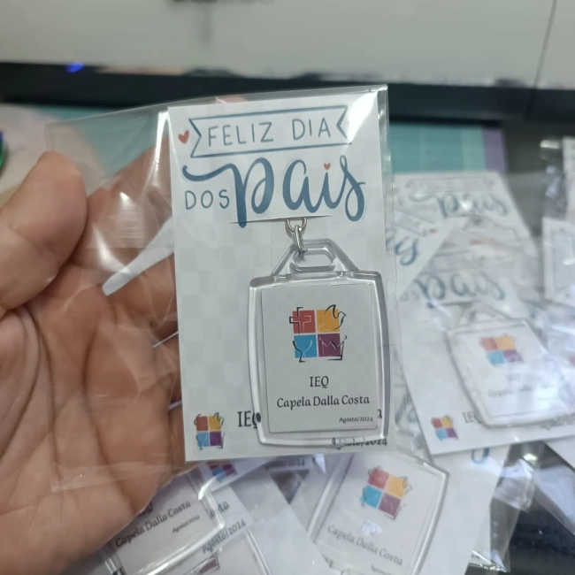 Chaveiro Acrílico Personalizado