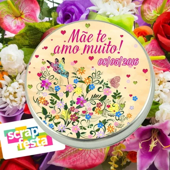 Latinhas Festa Dia das Mães