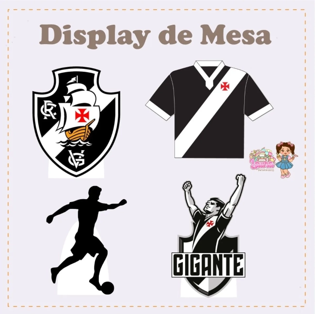 Kit Festa Só Um Bolinho VASCO - Decoração de Festa