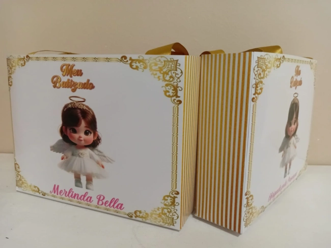 Sacolinhas Personalizadas Batizado para Lembrancinhas