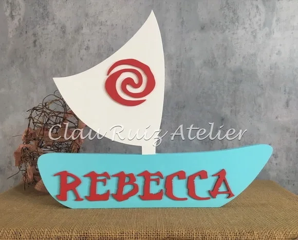 Moana Barco Personalizado