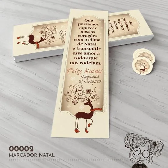 Marcador de Livro Natal - 00002