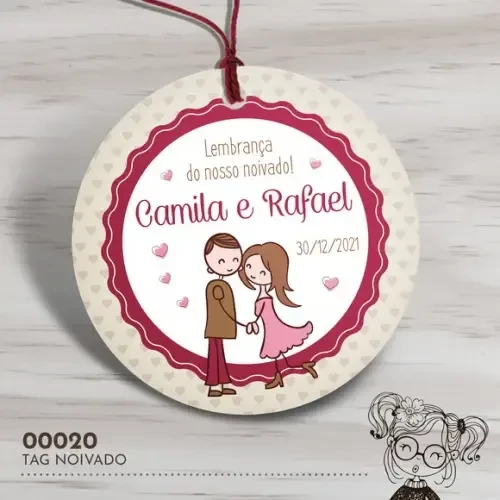 Tag Redonda Noivado - 00020