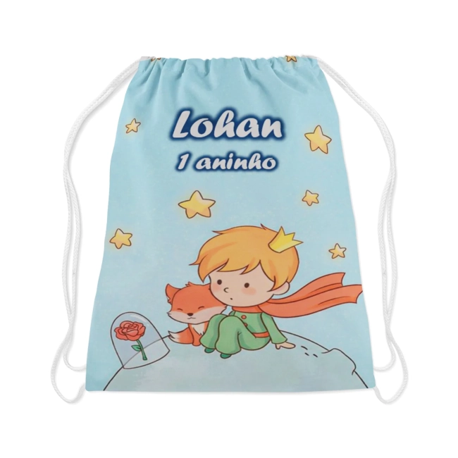 Mochilinha personalizada O Pequeno Principe