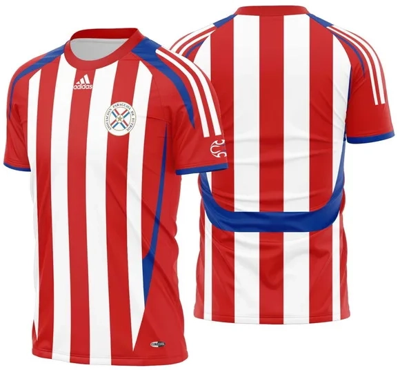 Arte Vetor Camisa Paraguay Local 2007
