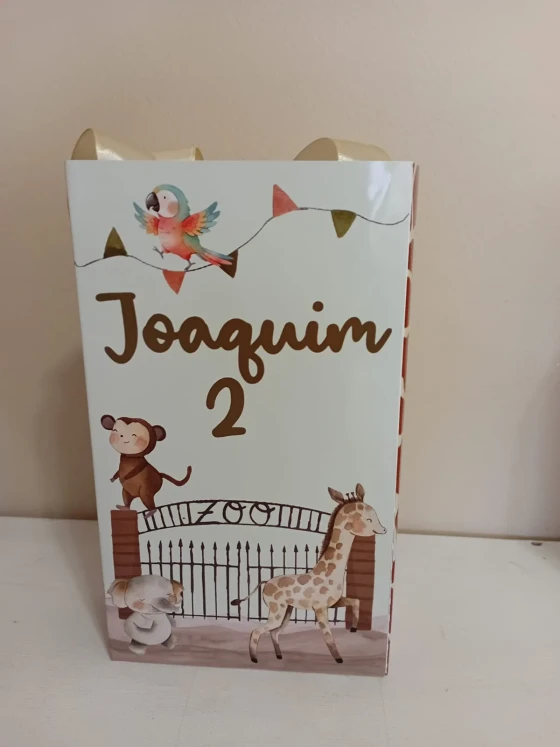 Sacolinhas Personalizadas Zoológico para Lembrancinhas