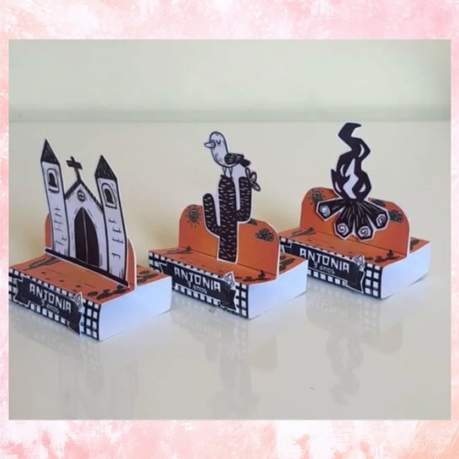 Kit 50 Lembrancinhas para Festa Cordel