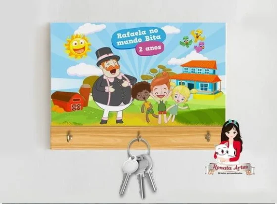 Porta Chaves Mundo Bita