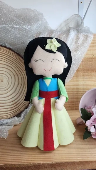 Mulan em Feltro _ Antes de Comprar Verificar Data Disponível