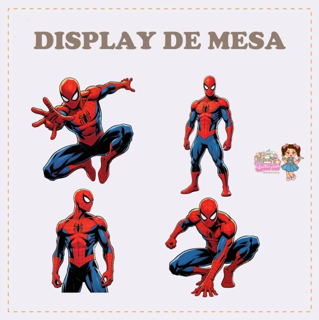 Kit Festa Só Um Bolinho HOMEM ARANHA - Decoração de Festa