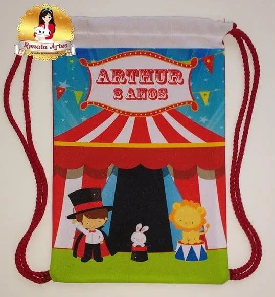 Mochila de Tecido Circo