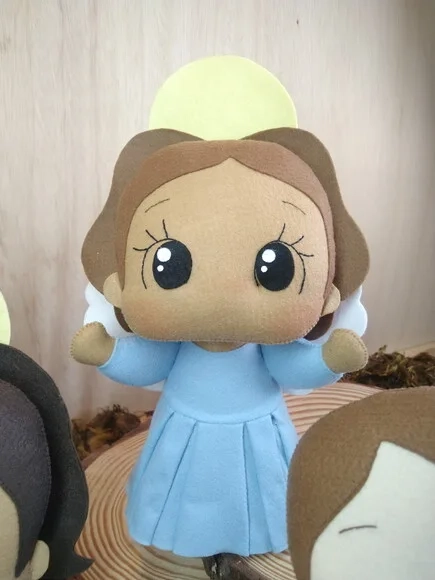 Anjo - Presépio Natalino Sagrada Família - Chat Antes Compra