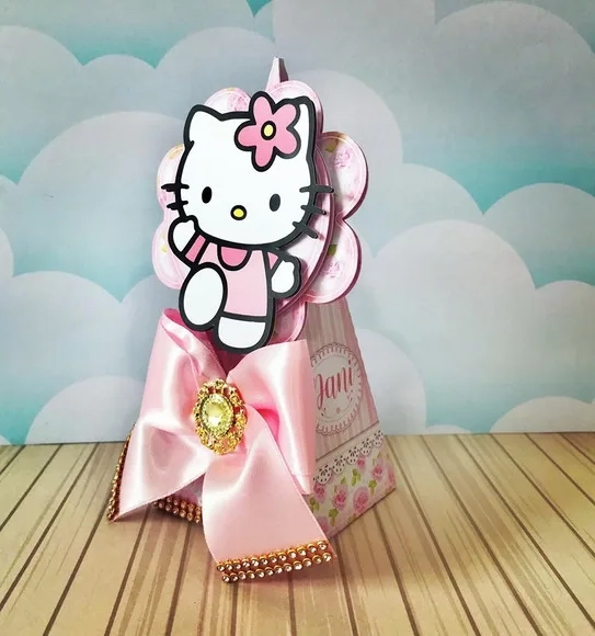 Kit 60 Lembrancinhas Hello Kitty