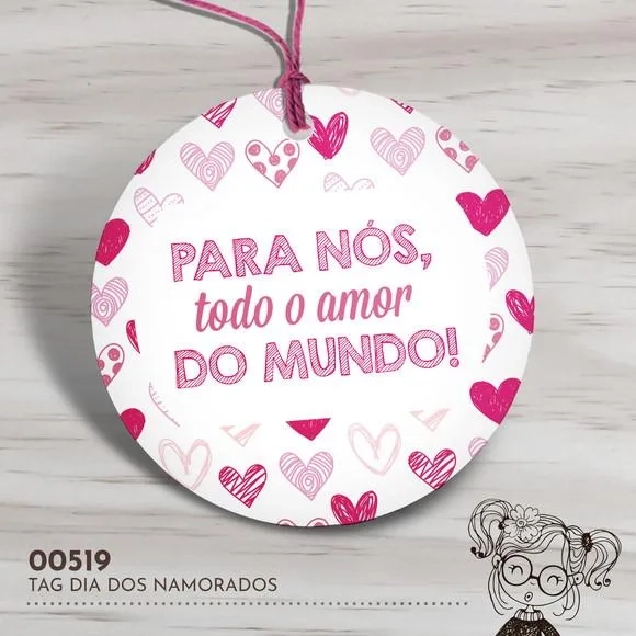 Tag Redonda Dia dos Namorados - 00519