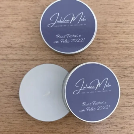 Brinde empresarial vela aromática