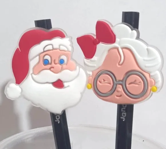 Lápis com Ponteira Natal - 6 Unidades
