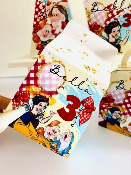 Kit 30 Lembrancinhas Branca de Neve