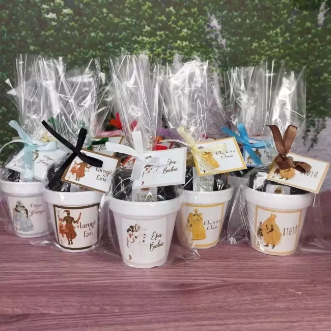20 UNIDADES Kit Jardinagem Lembrancinhas Orixás (INFORMAR TEMA NO CHAT)