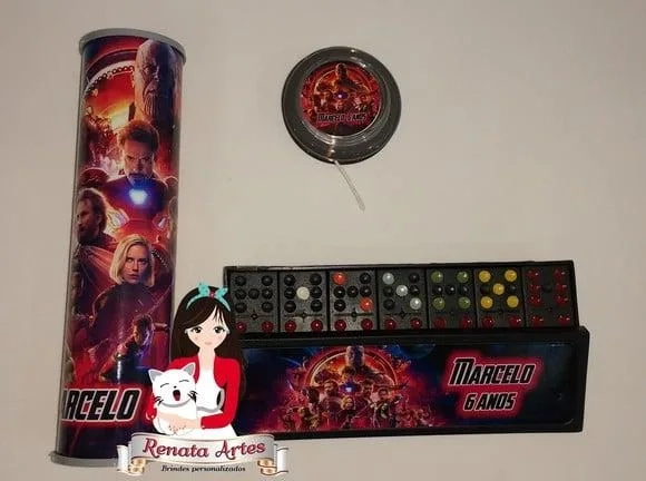 Kit Jogos Personalizado Vingadores Guerra Infinita