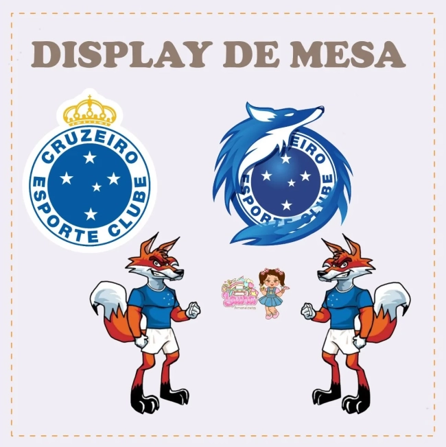 Kit Festa Só Um Bolinho CRUZEIRO ESPORTE CLUBE - Decoração de Festa