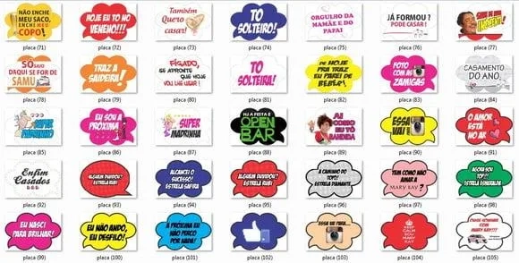 Placas com Frases Divertidas para Fotos