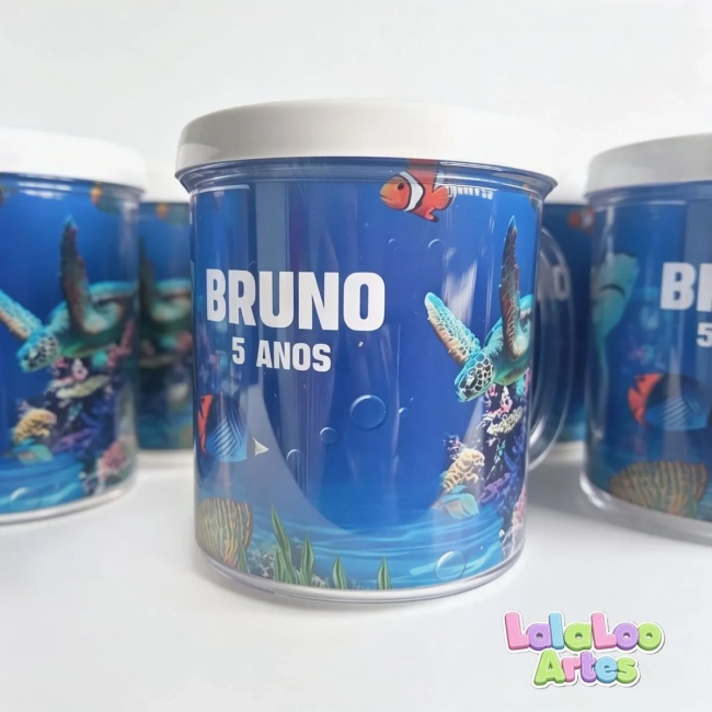Caneca Fundo do Mar Personalizada