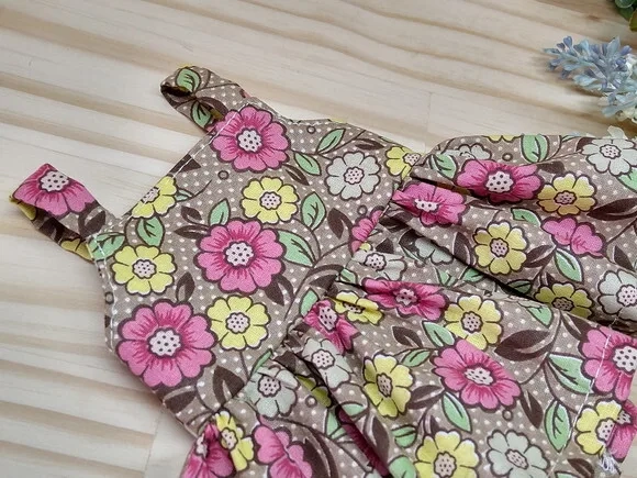 Vestido para Boneca Floral