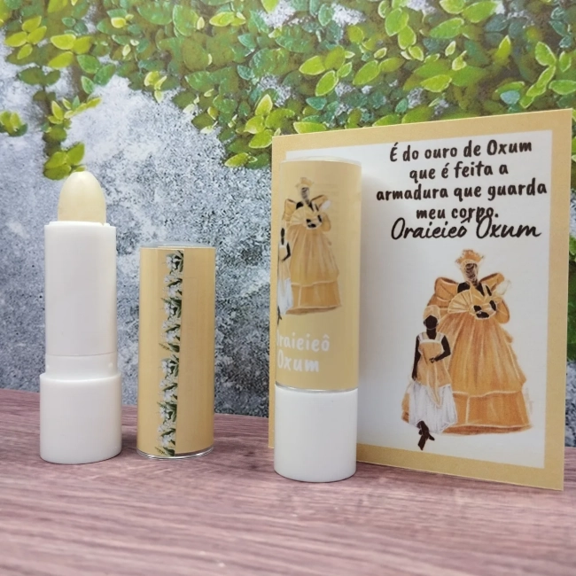 51 Lembrancinhas Personalizada Hidratante Labial Manteiga de Cacau Oxum Qualque tema