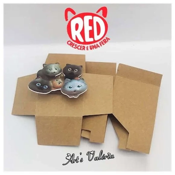 Caixa com Gatinhos RED: Crescer é uma Fera