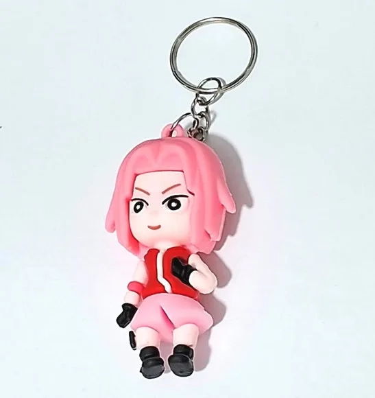 Chaveiro Sakura Haruno Anime Naruto Emborachado 2 Unidades