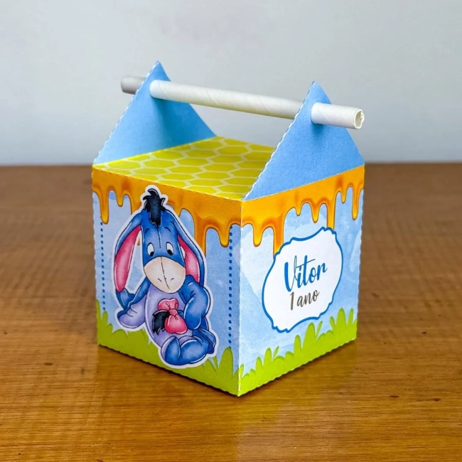 PEGUE E MONTE - Kit Festa URSINHO POOH - Decoração de Festa | Lembrancinhas | Aniversário | Personalizados