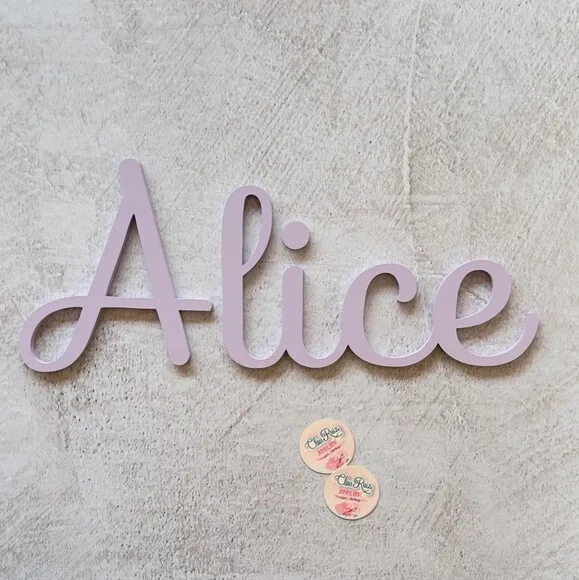 Nome de Parede em mdf - Decoração Bebê e Infantil