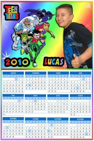 Calendário Fotográfico - 10x15cm