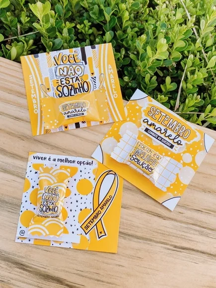 Card com Bala Setembro Amarelo