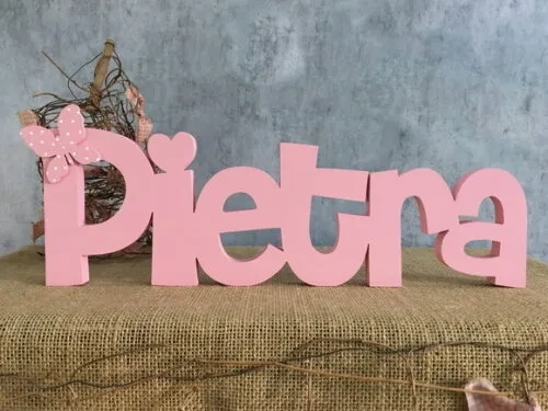 Decoração Bebê - Letras em mdf Linha Ch - Jardim