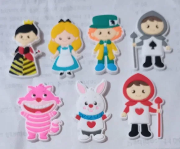 Aplique Alice no País das Maravilhas Pacotes com 24 Unidade