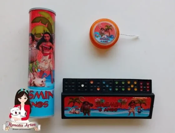 Kit Jogos Moana Laranja