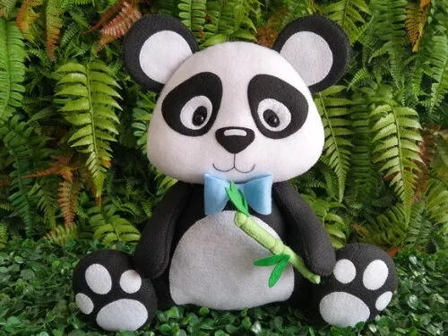 Panda em Feltro