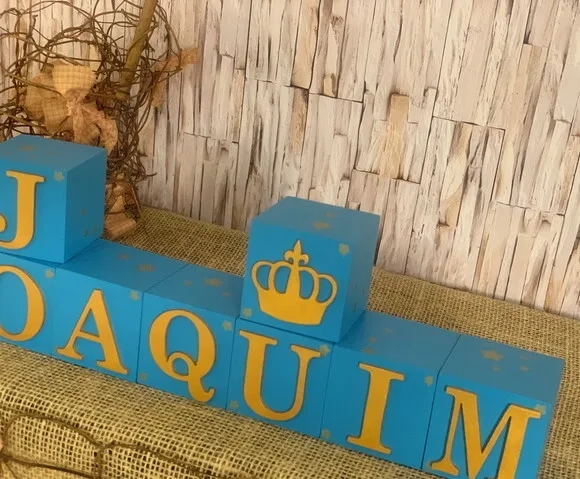 Decoração Infantil - Pequeno Príncipe Cubos 6x6cm