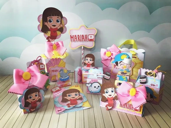 Kit 30 Lembrancinhas Gigi e Lucas Neto